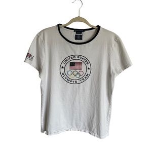 RALPH LAUREN VINTAGE 2012 USA OLYMPIC TEAM T SHIRT WOMANS XL